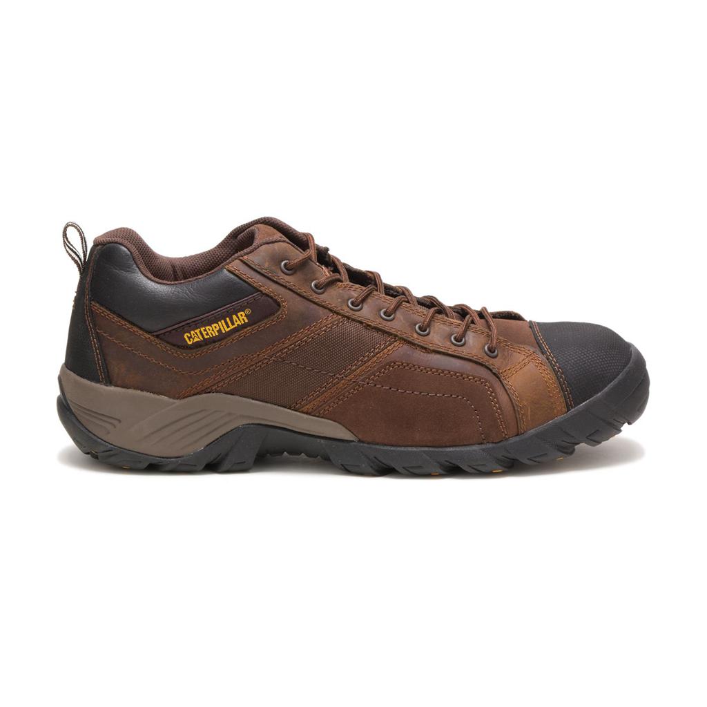 Caterpillar Argon Composite Neus Werkschoenen Heren Donkerbruin Belgie | HVWOU-7865