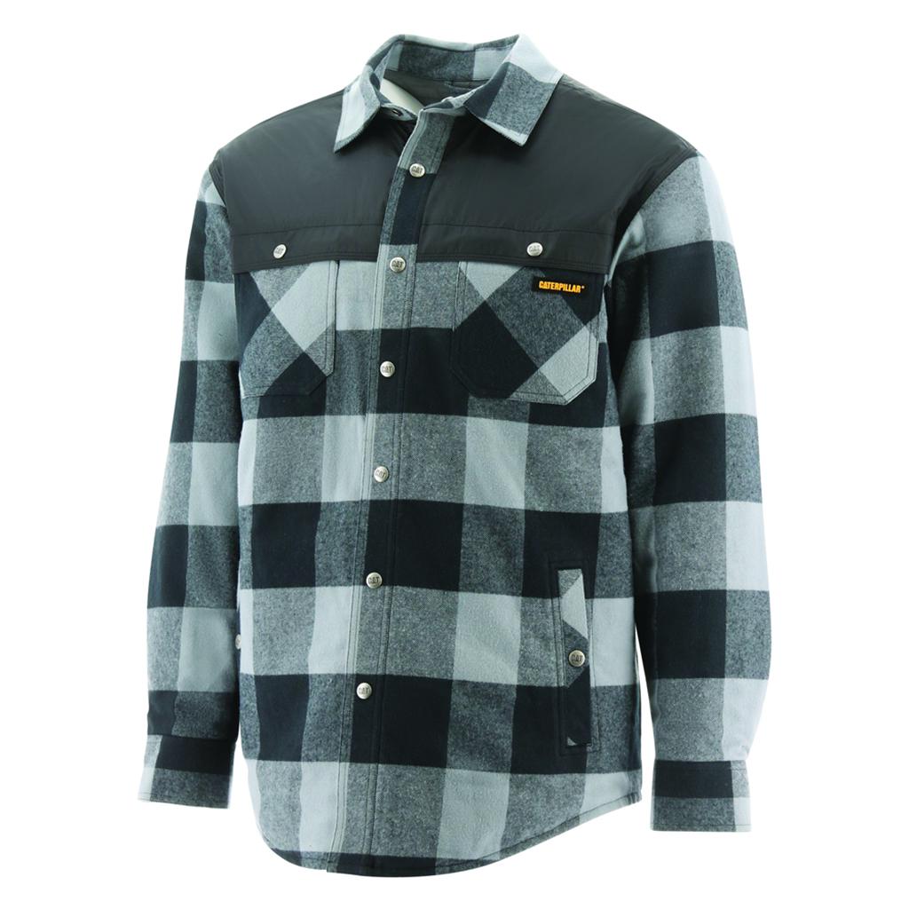 Caterpillar Block Insulated Shirt Jassen Heren Olijfgroen Belgie | LHJKT-3261