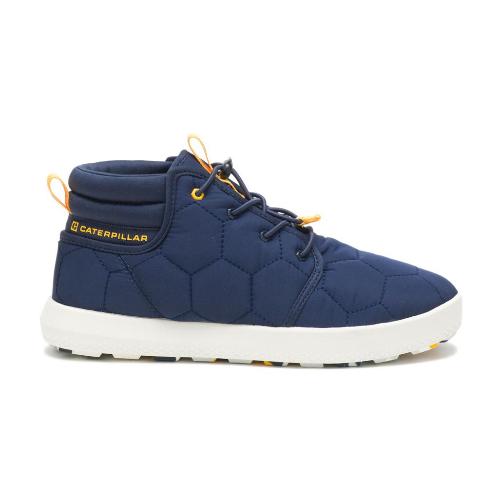 Caterpillar Code Scout Mid Sneakers Dames Blauw Belgie | NLZHS-4921