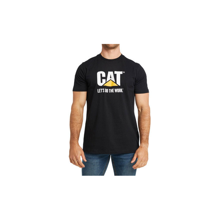 Caterpillar Do The Werk Logo T-shirts Heren Zwart Belgie | ACJFL-1263