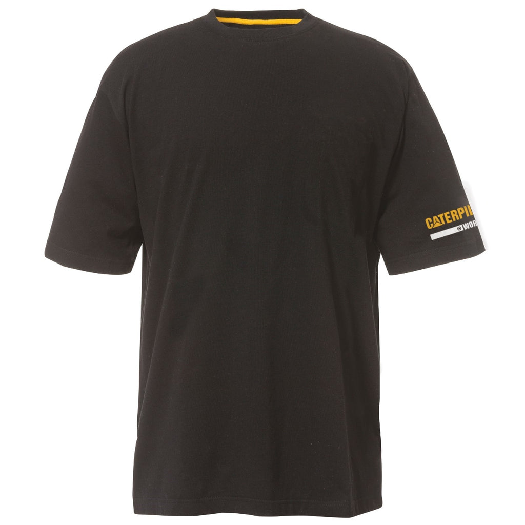 Caterpillar Essentials S/S T-shirts Heren Zwart Belgie | VWGQT-9783