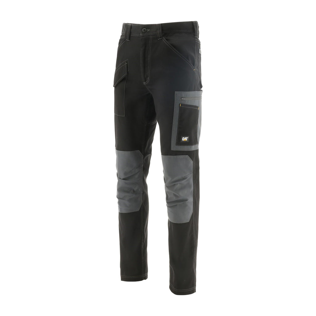 Caterpillar Essentials Stretch Cargo Broek Heren Black-Dark Shadow Belgie | HVSMR-7431