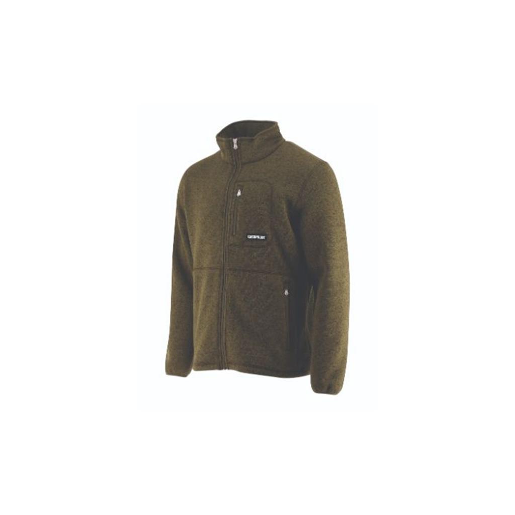 Caterpillar Foundation Fz Pocket Fleece Jassen Heren Olijfgroen Belgie | ZUXWE-7248