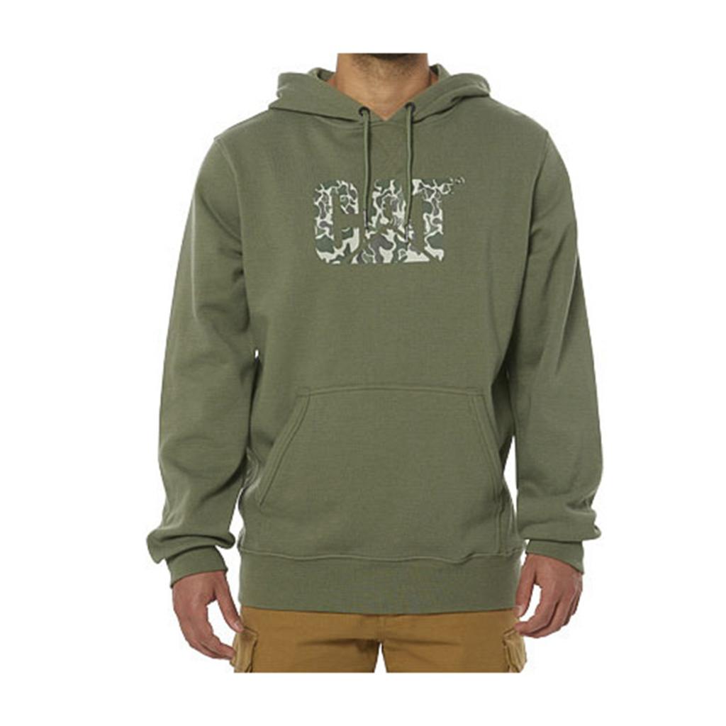 Caterpillar Foundation Met Capuchon Sweatshirt Sweatshirts Heren Groen Belgie | NHRTG-8730