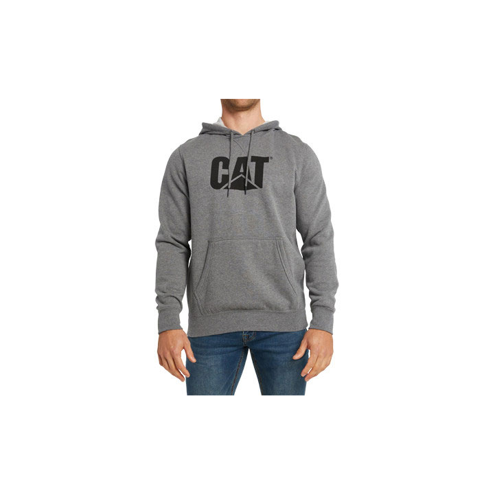 Caterpillar Foundation Met Capuchon Sweatshirts Heren Grijs Belgie | OAWBG-1523