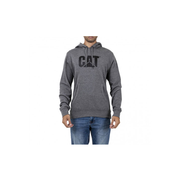 Caterpillar Foundation Met Capuchon Sweatshirts Heren Donkergrijs Belgie | PCAUH-2734