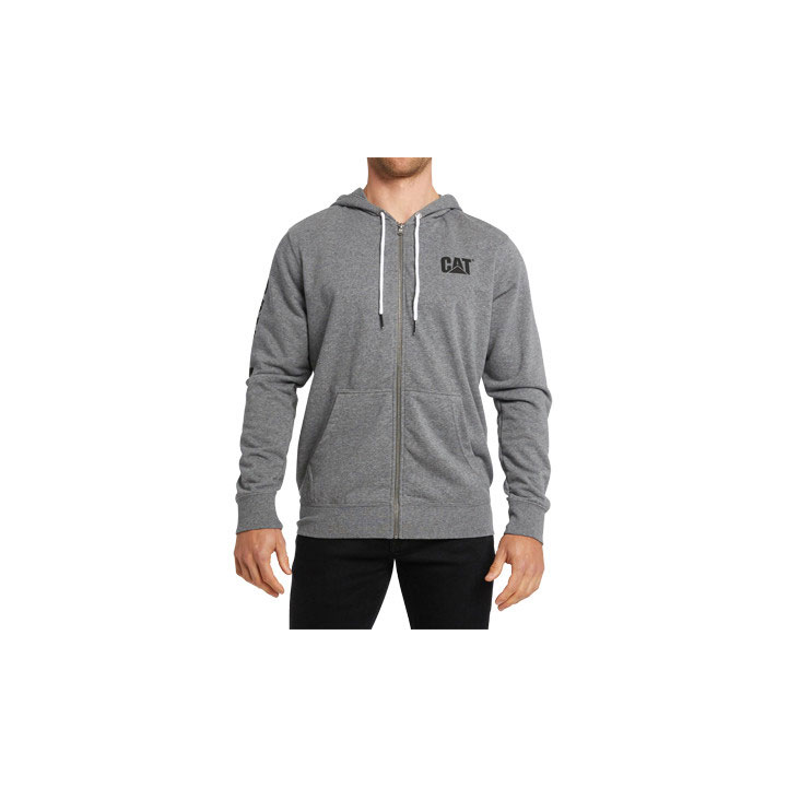 Caterpillar Foundation Met Capuchon Sweatshirts Heren Grijs Belgie | RBHNT-5963