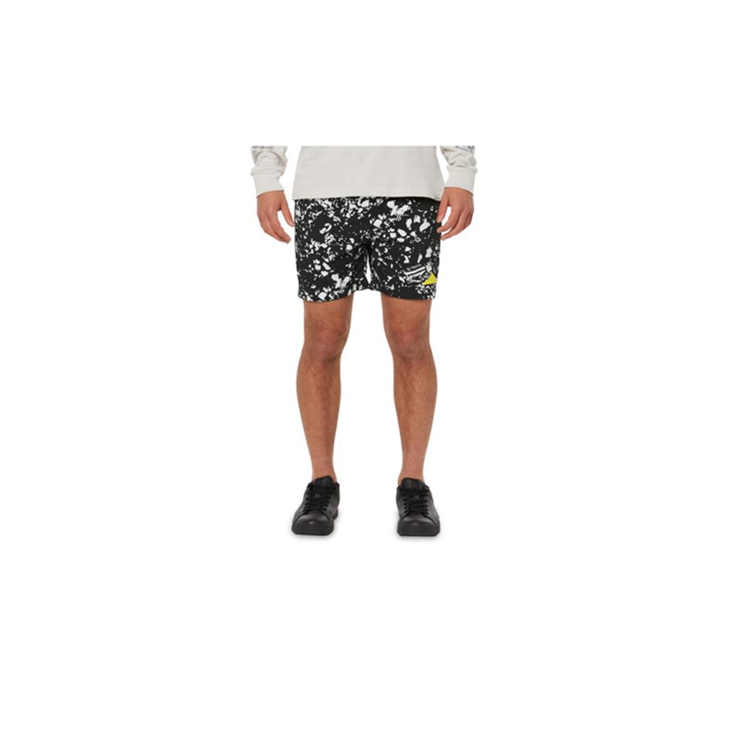 Caterpillar Foundation Swim Trunk Korte Broek Heren Black/White Belgie | RJTEK-3897