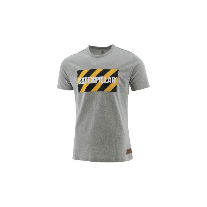 Caterpillar Foundation Ww Site T-shirts Heren Grijs Belgie | FYBVX-6980