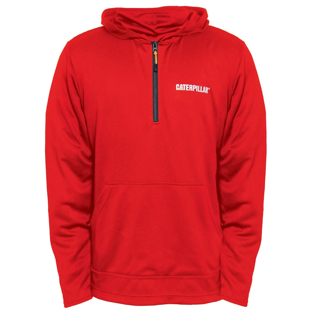 Caterpillar Guardian Hoodie Red Sweatshirts Heren Rood Belgie | CYPUA-2398