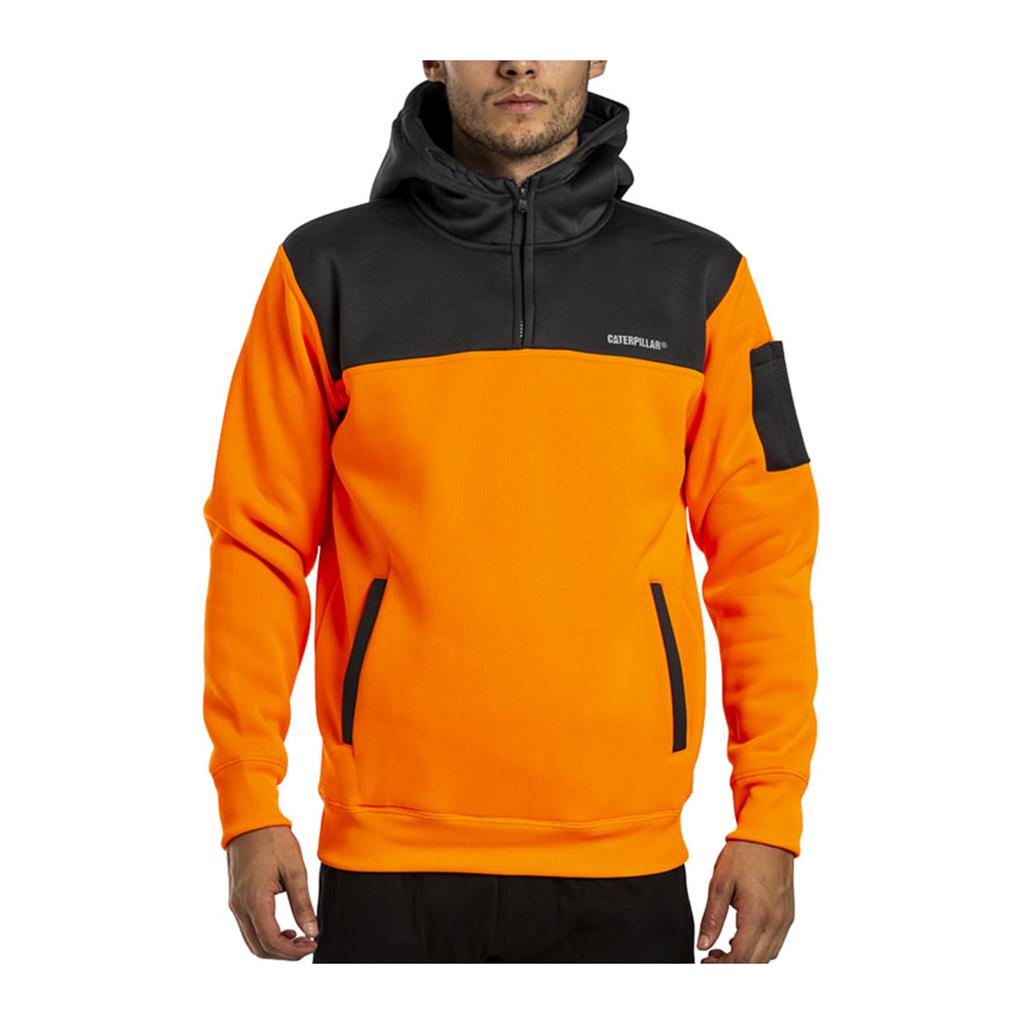 Caterpillar Hi Vis Sweatshirts Heren Orange/Grey Belgie | YEXAF-2758