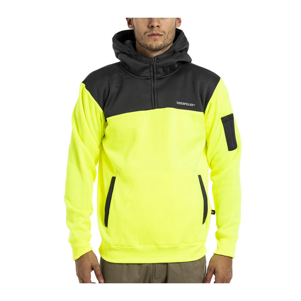 Caterpillar Hi Vis Sweatshirts Heren Yellow/Grey Belgie | TFPUI-7691