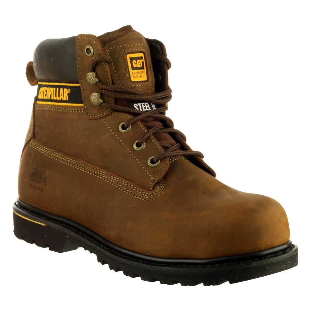 Caterpillar Holton S3 Goodyear Welted Safety Boots Heren Bruin Belgie | BKPEF-8932