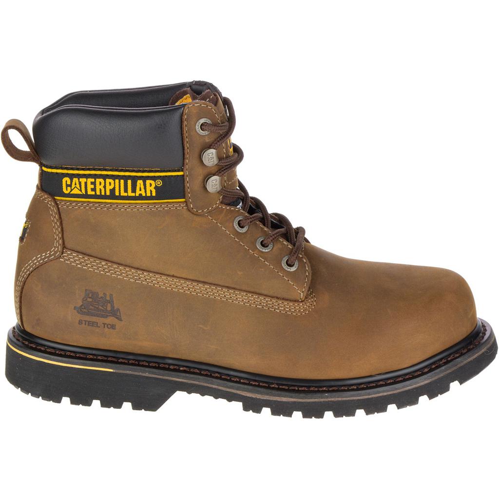 Caterpillar Holton Steel Neus S3 Hro Src Werklaarzen Heren Donkerbruin Belgie | XUHFM-1206