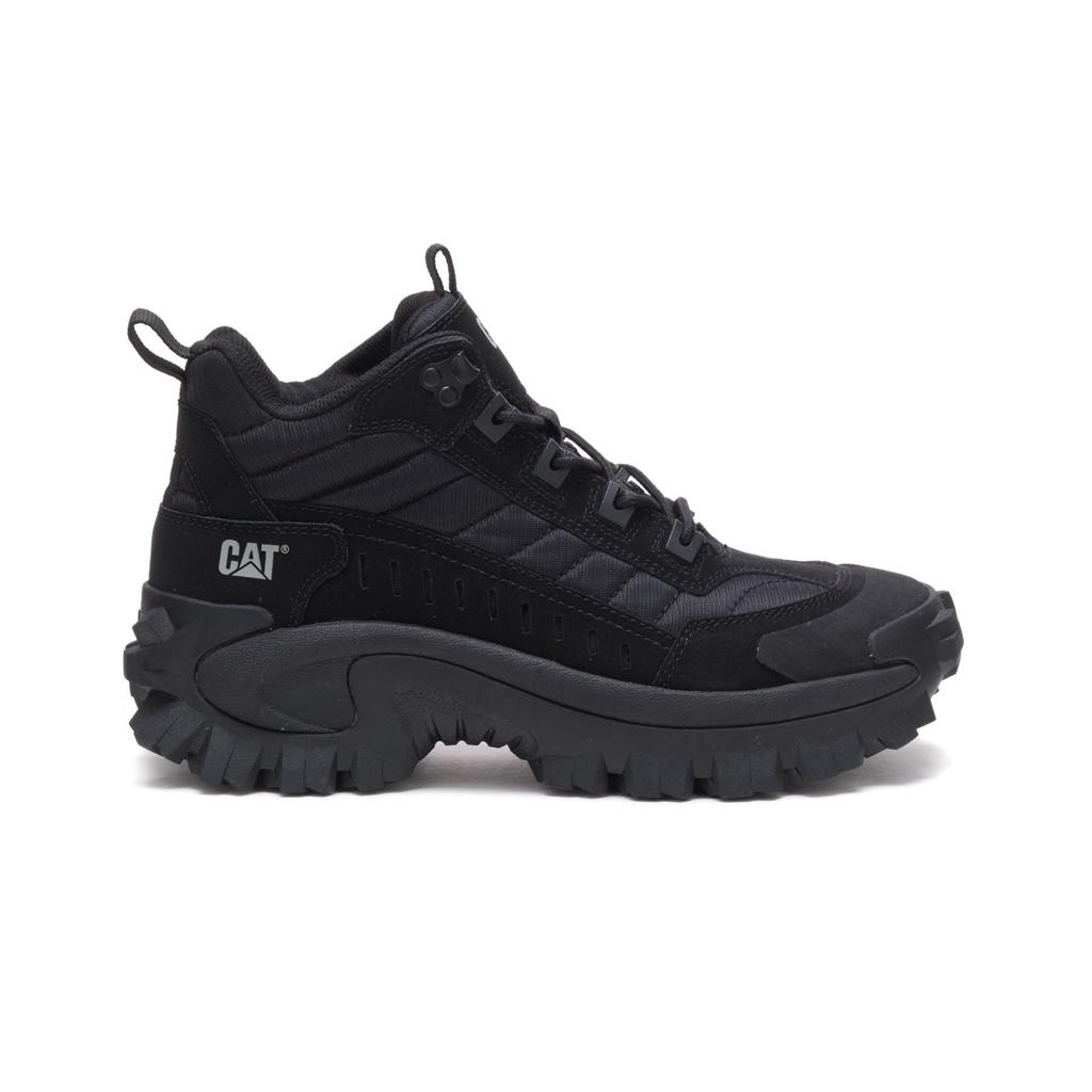 Caterpillar Intruder Mid Sneakers Heren Zwart Belgie | AWGPS-5279