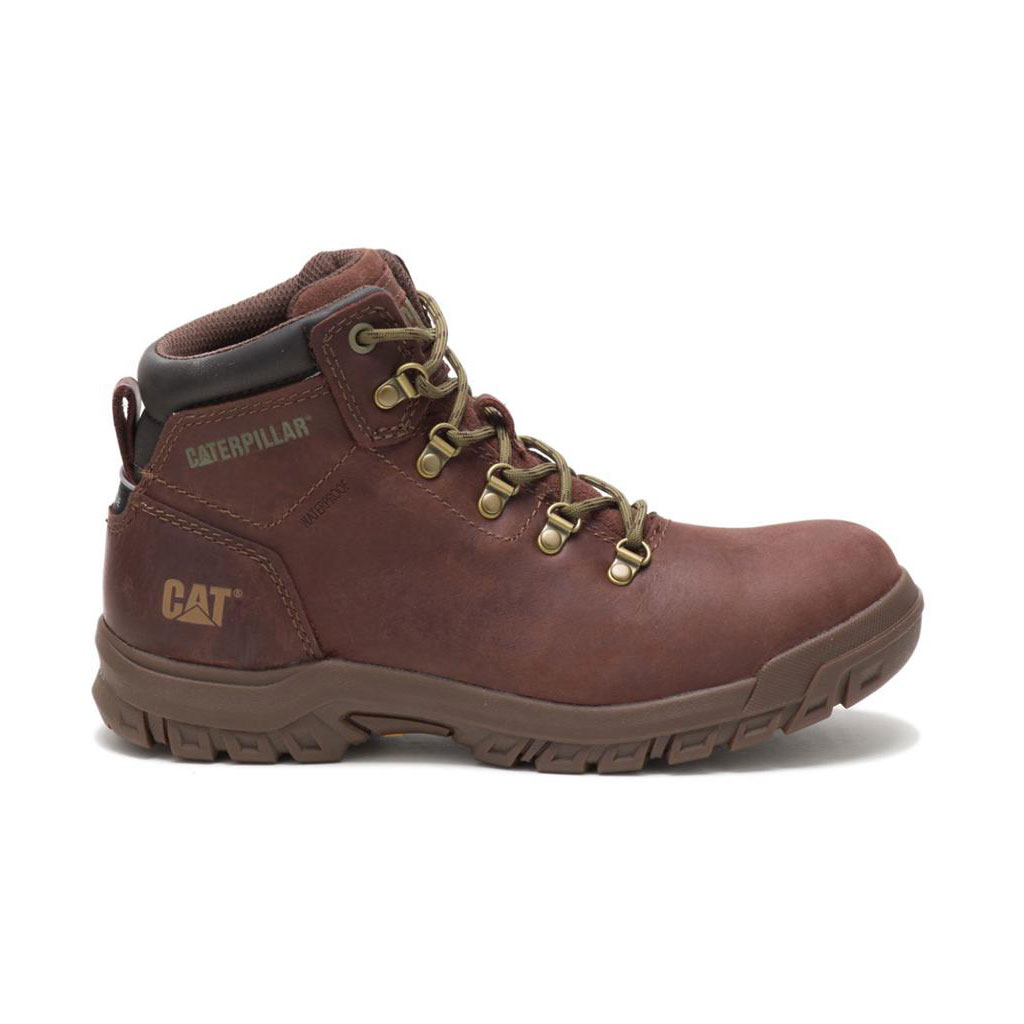 Caterpillar Mae Steel Waterdichte Slip Resistant Footwear Dames Bordeaux Belgie | CUSAM-5217