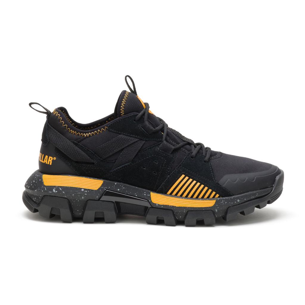 Caterpillar Raider Sport Sneakers Dames Black/Yellow Belgie | VBYAR-0526