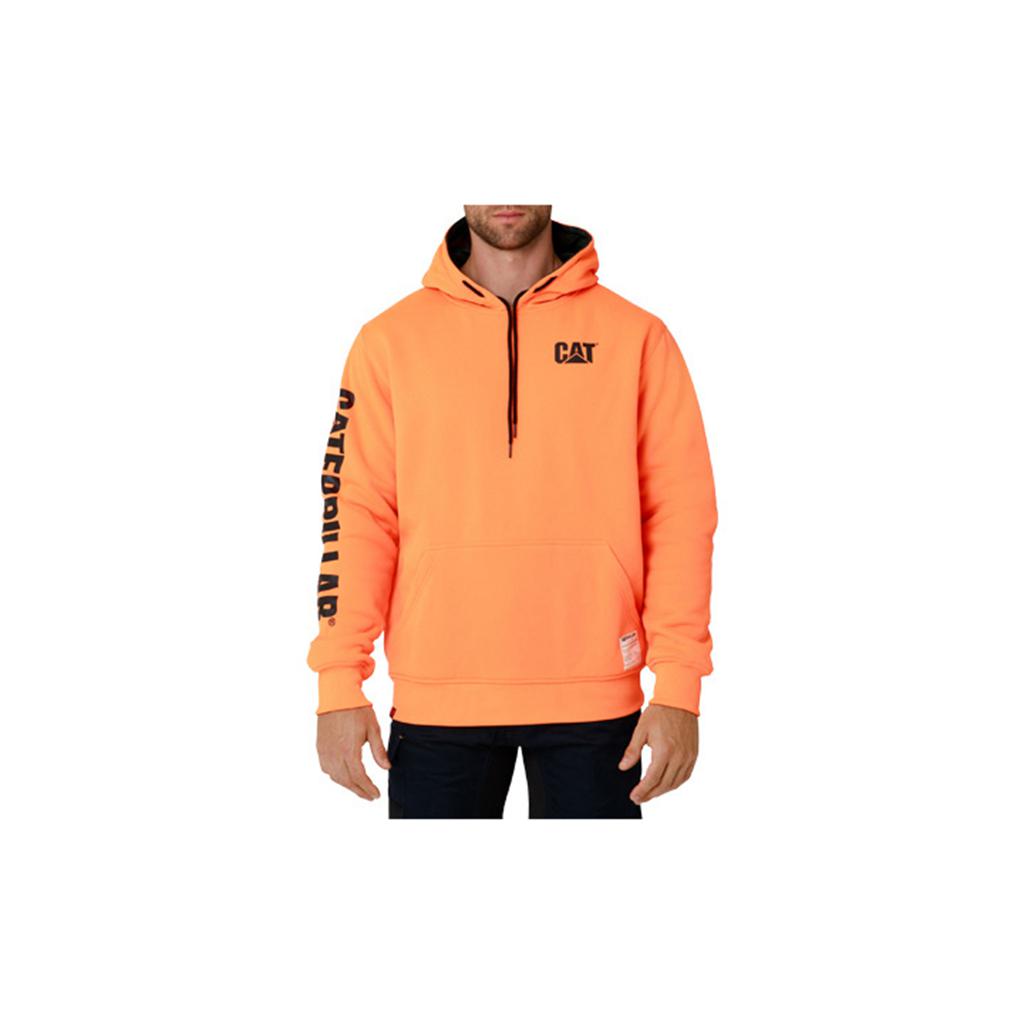 Caterpillar Reversible Banner Sweatshirts Heren Black/Orange Belgie | AXILM-3214