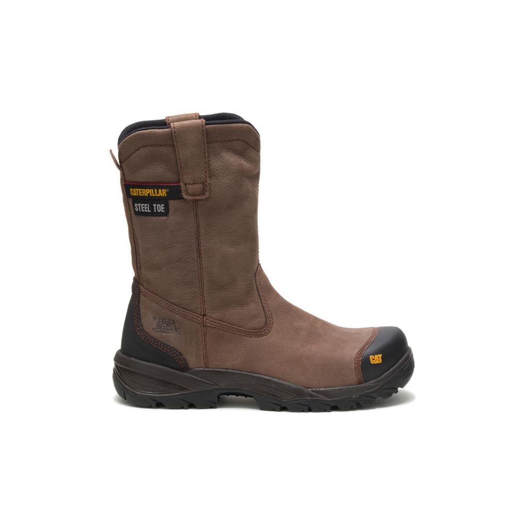 Caterpillar Spur Steel Neus Werklaarzen Heren Bruin Belgie | QHNSC-0942