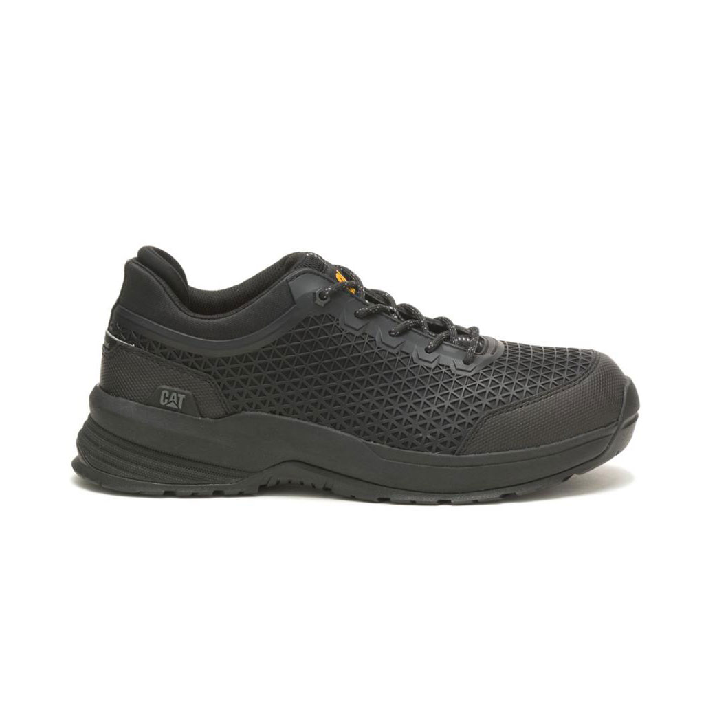 Caterpillar Streamline 2.0 Composite Neus Sneakers Heren Zwart Zwart Belgie | KMWLC-2058