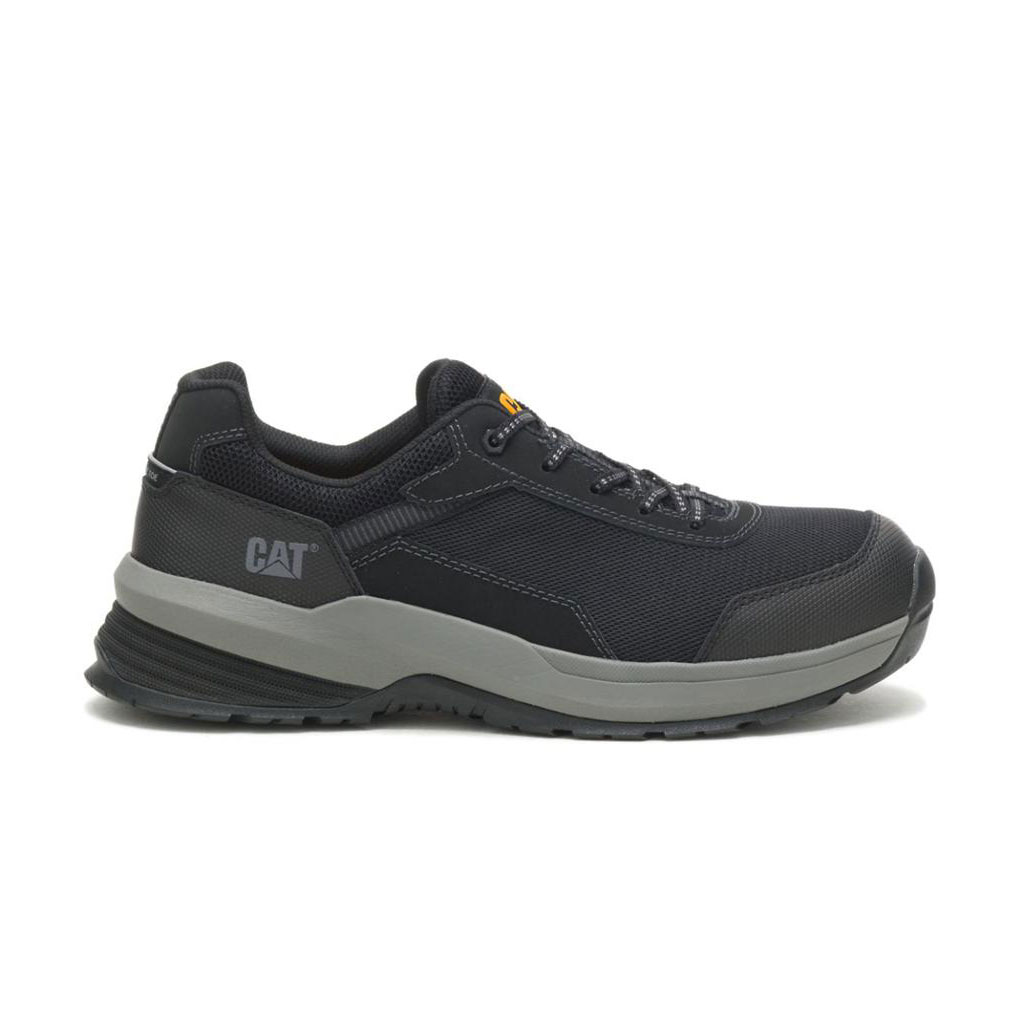 Caterpillar Streamline 2.0 Mesh Composite Neus Sneakers Heren Zwart Belgie | BJIFU-6421