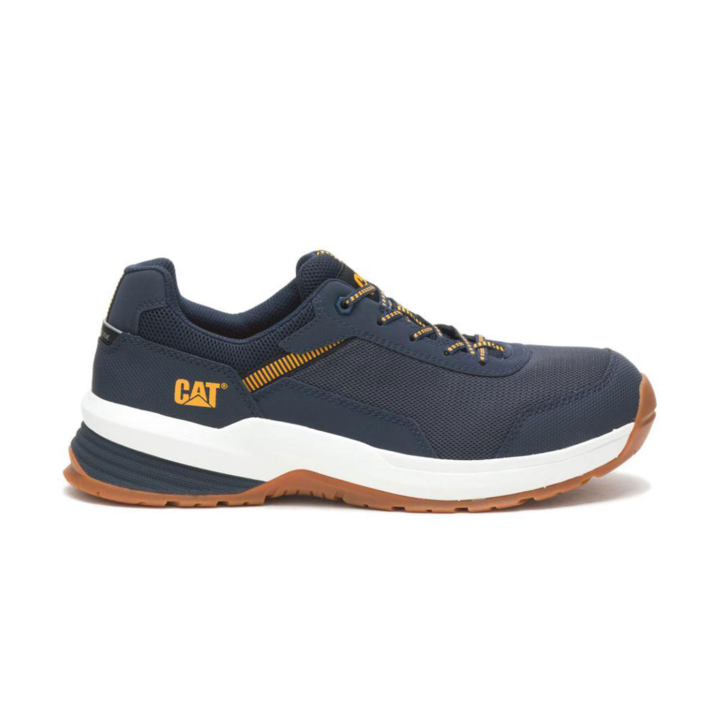 Caterpillar Streamline 2.0 Mesh Composite Neus Sneakers Heren Donkerblauw Belgie | STDPQ-0631