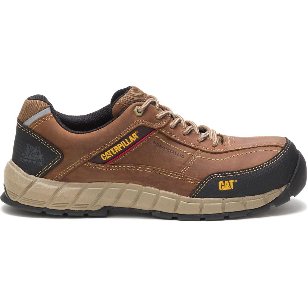 Caterpillar Streamline Leren Composite Neus Werkschoenen Heren Bruin Belgie | WNZQF-1508