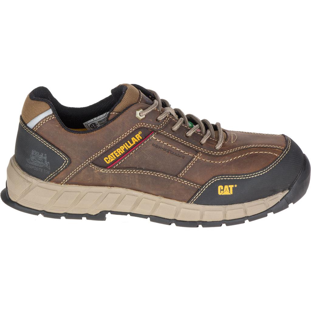 Caterpillar Streamline Leren Csa Composite Neus Werkschoenen Heren Donkerbeige Belgie | GXZAR-1486