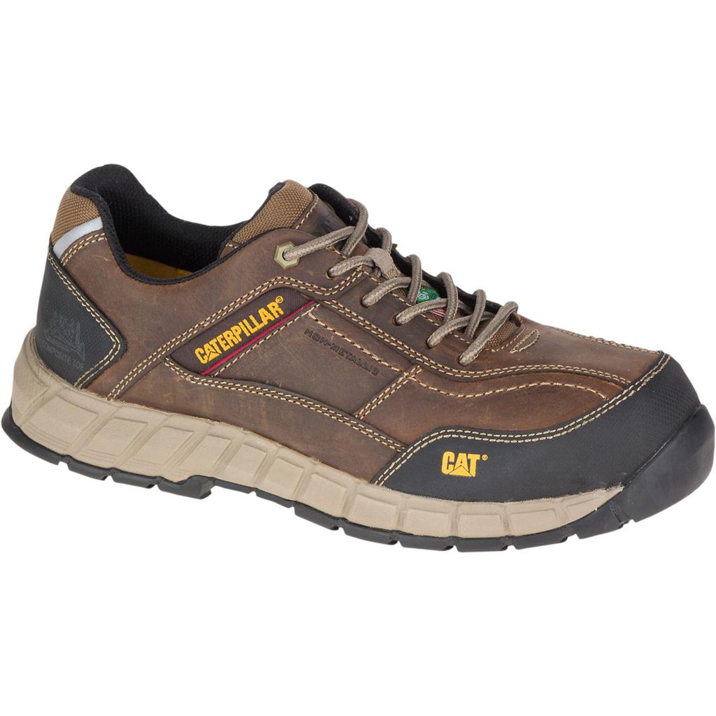 Caterpillar Streamline Leren Csa Composite Neus Werkschoenen Heren Donkerbeige Belgie | KXWAS-0932