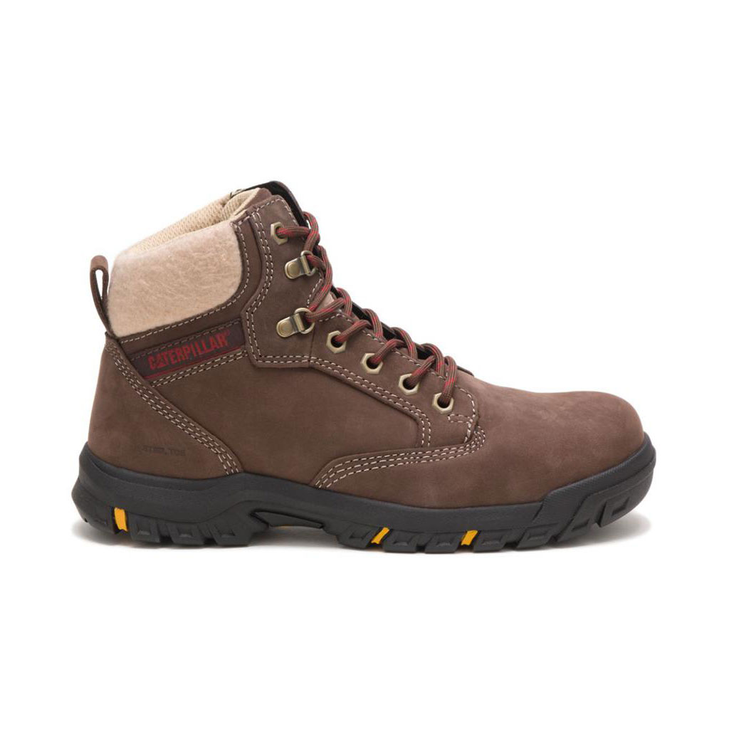 Caterpillar Tess Steel Neus Chukka Laarzen Dames Chocola Bruin Belgie | CBXVD-7302