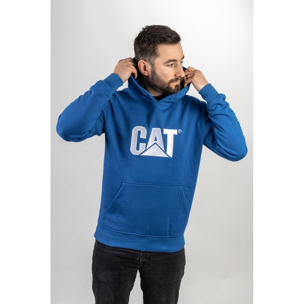 Caterpillar Trademark Met Capuchon Memphis Sweatshirts Heren Blauw Belgie | VANIB-6974