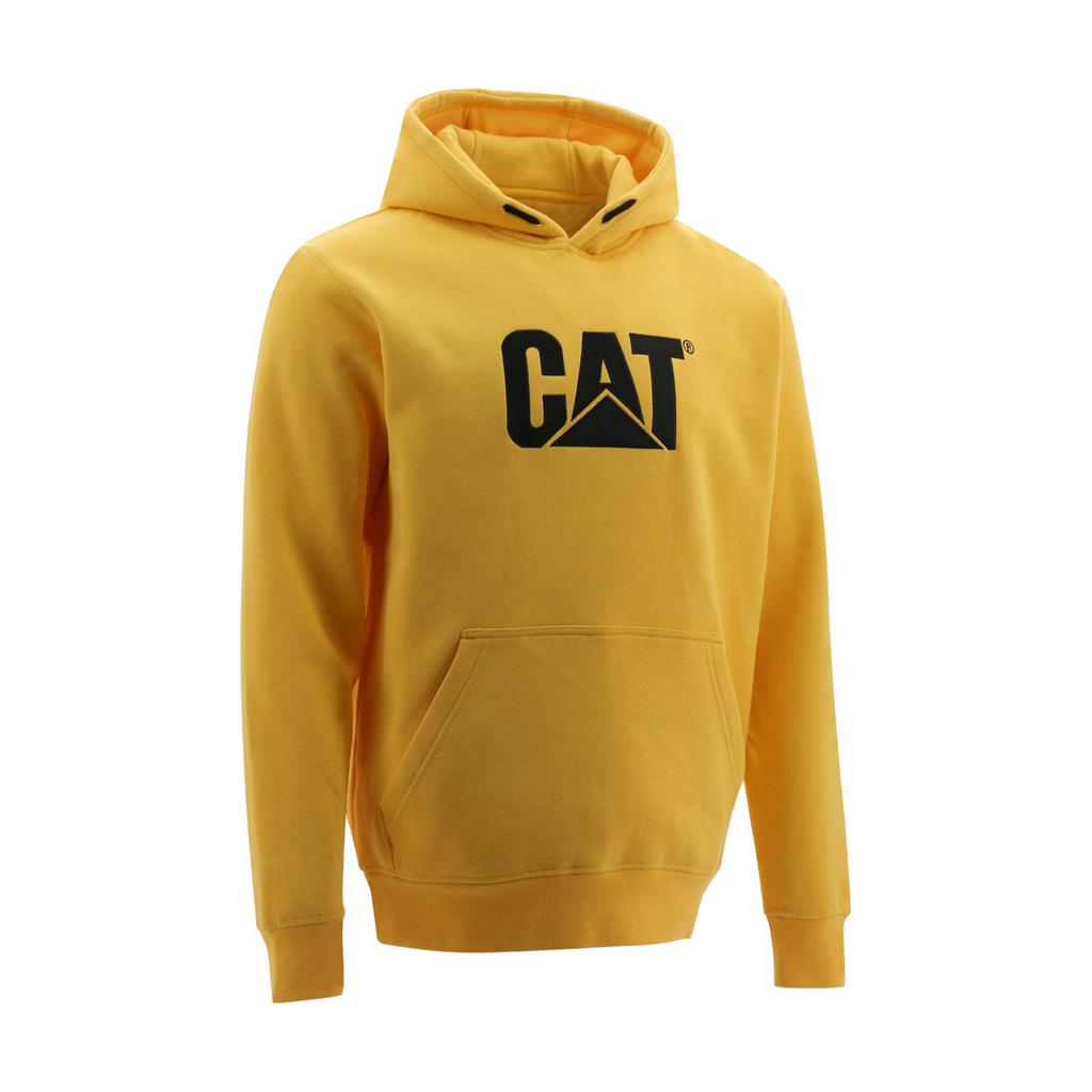 Caterpillar Trademark Met Capuchon Sweatshirts Heren Geel Belgie | LDVEM-8735