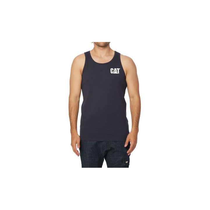 Caterpillar Trademark Singlet Dames Donkerblauw Belgie | SZTIC-2016