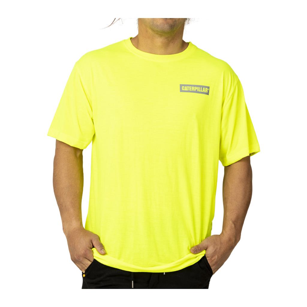 Caterpillar Triton Block S/S T-Shirts Heren Geel Belgie | CGIJB-4739