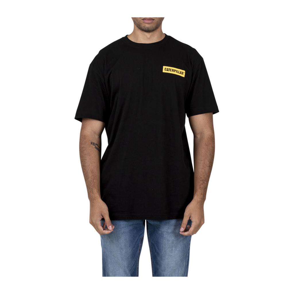 Caterpillar Triton Block S/S T-Shirts Heren Zwart Belgie | ZYOWL-3274