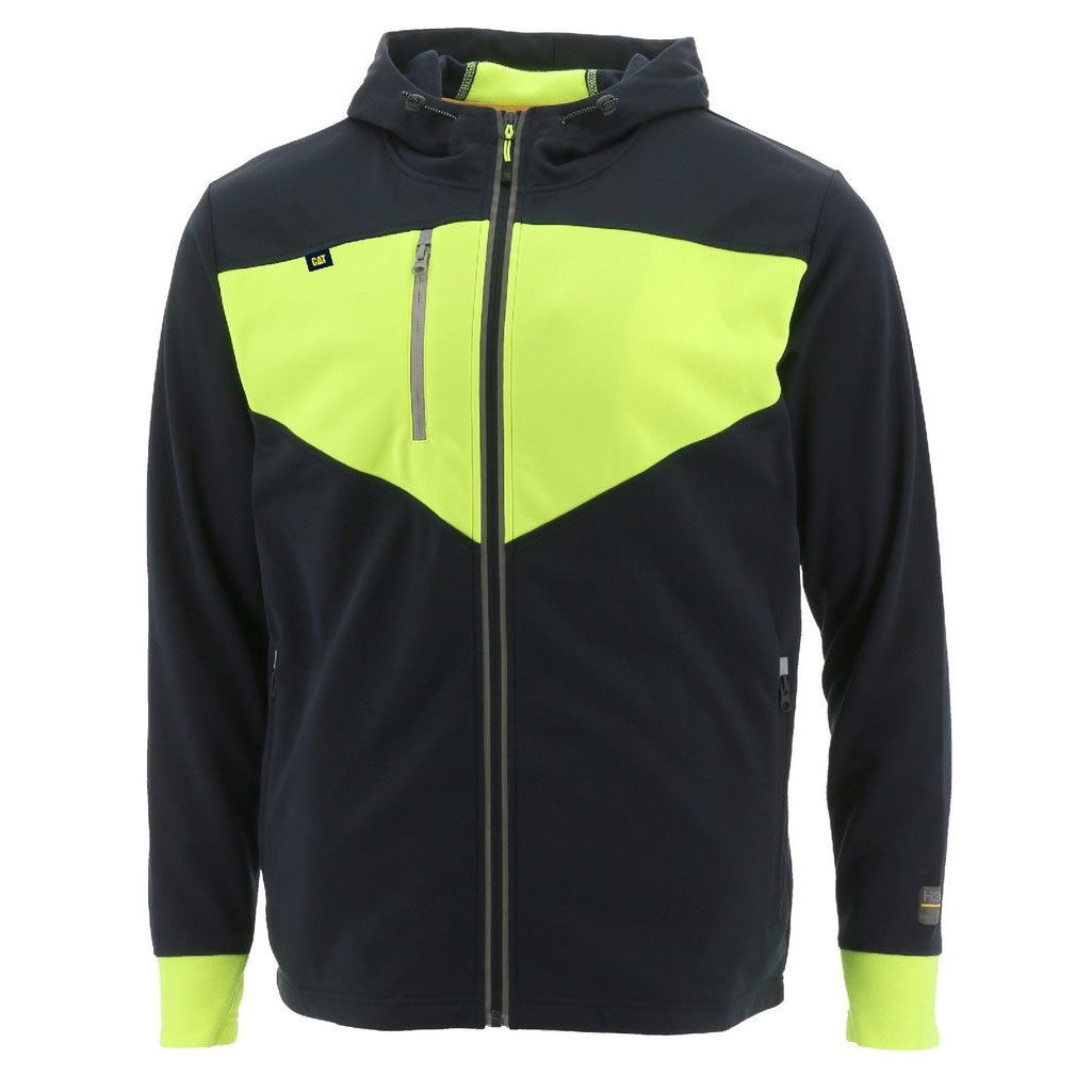 Caterpillar Triton Full Zip Hoodie Sweatshirts Heren Donkerblauw Belgie | KHGQI-0213