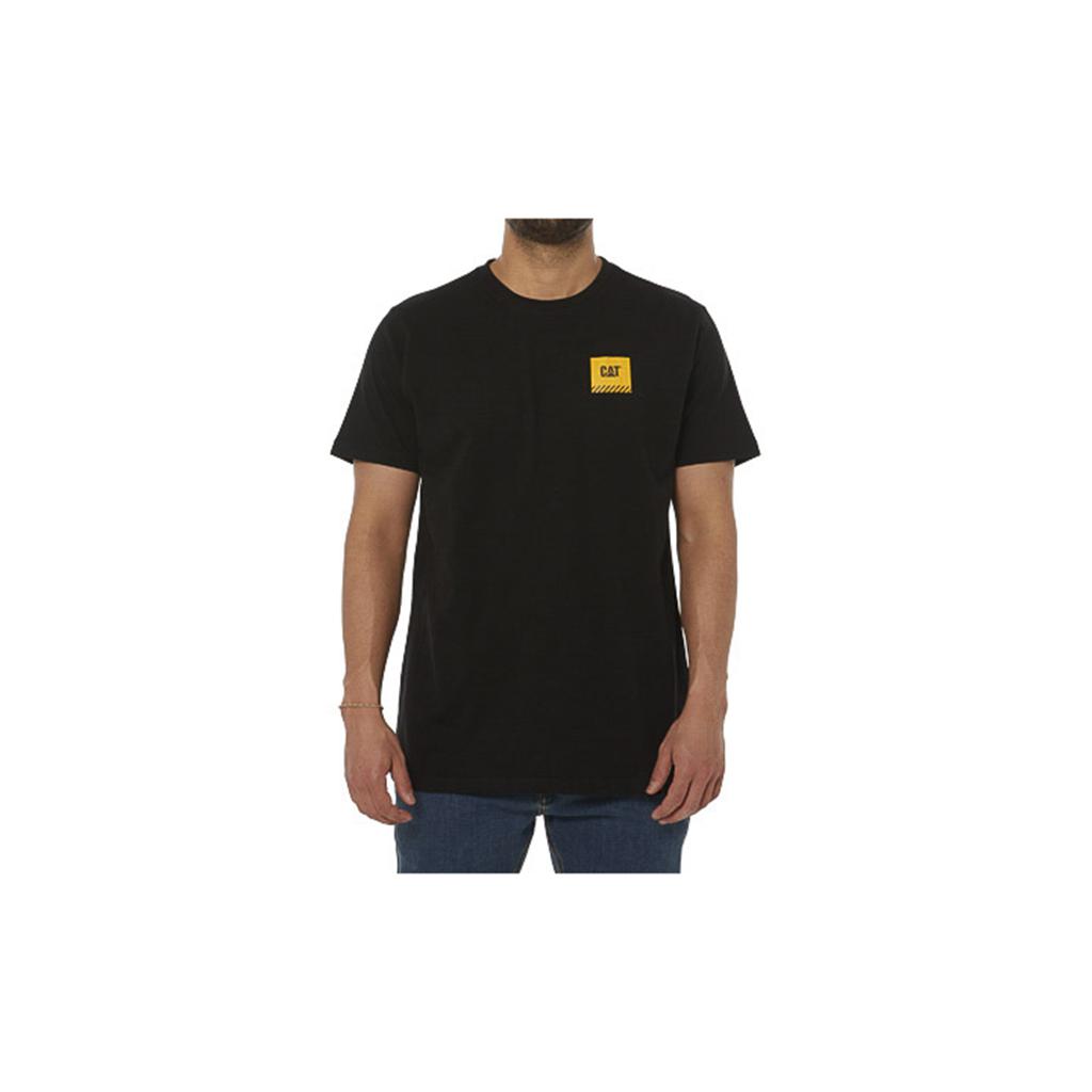 Caterpillar Werk Restricted T-Shirts Heren Zwart Belgie | BJSHG-5620