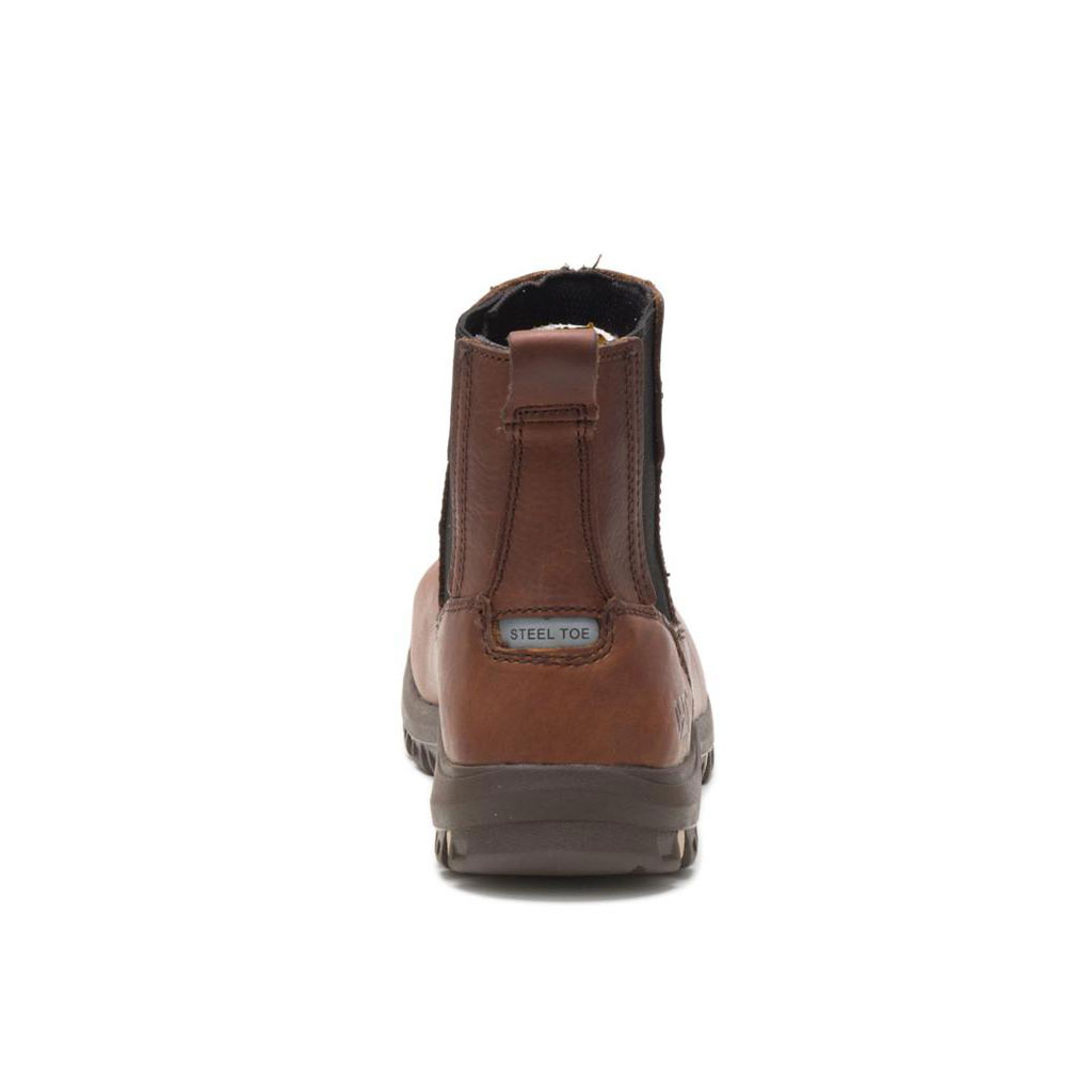 Caterpillar Abbey Steel Neus Slip Resistant Footwear Dames Bruin  Belgie |  JEZRY-5329