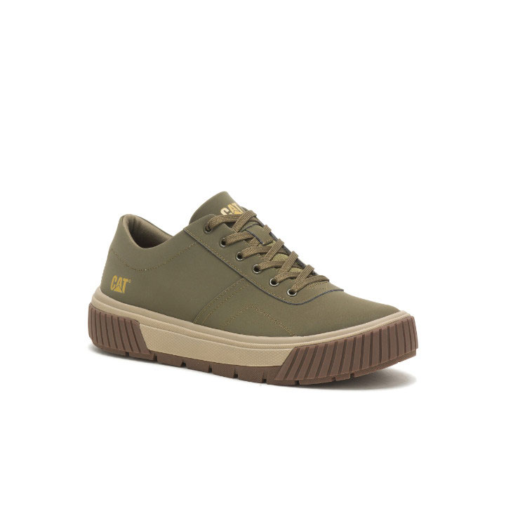 Caterpillar Amp Sneakers Heren Donkerolijfgroen  Belgie |  ANQIL-4083