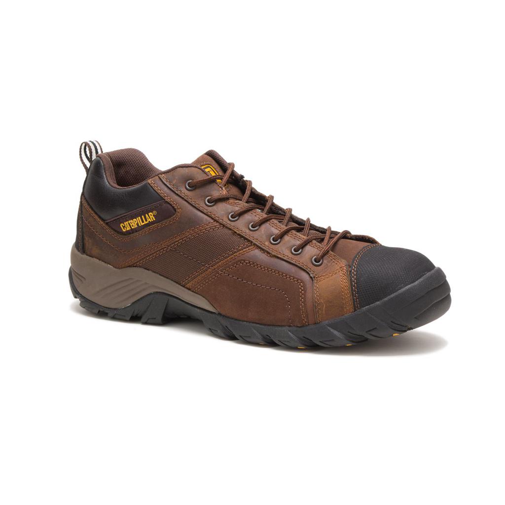 Caterpillar Argon Composite Neus Sneakers Heren Donkerbruin  Belgie |  ADFUZ-3047