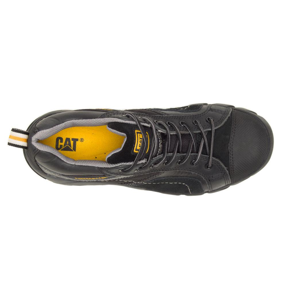 Caterpillar Argon Composite Neus Werkschoenen Heren Zwart  Belgie |  MFSWU-2839