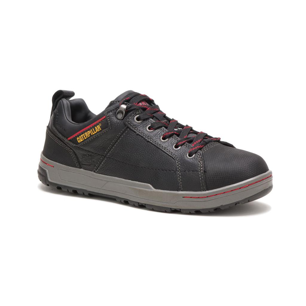 Caterpillar Brode Steel Neus Steel Toe Shoes Heren Zwart  Belgie |  MCYIA-3057