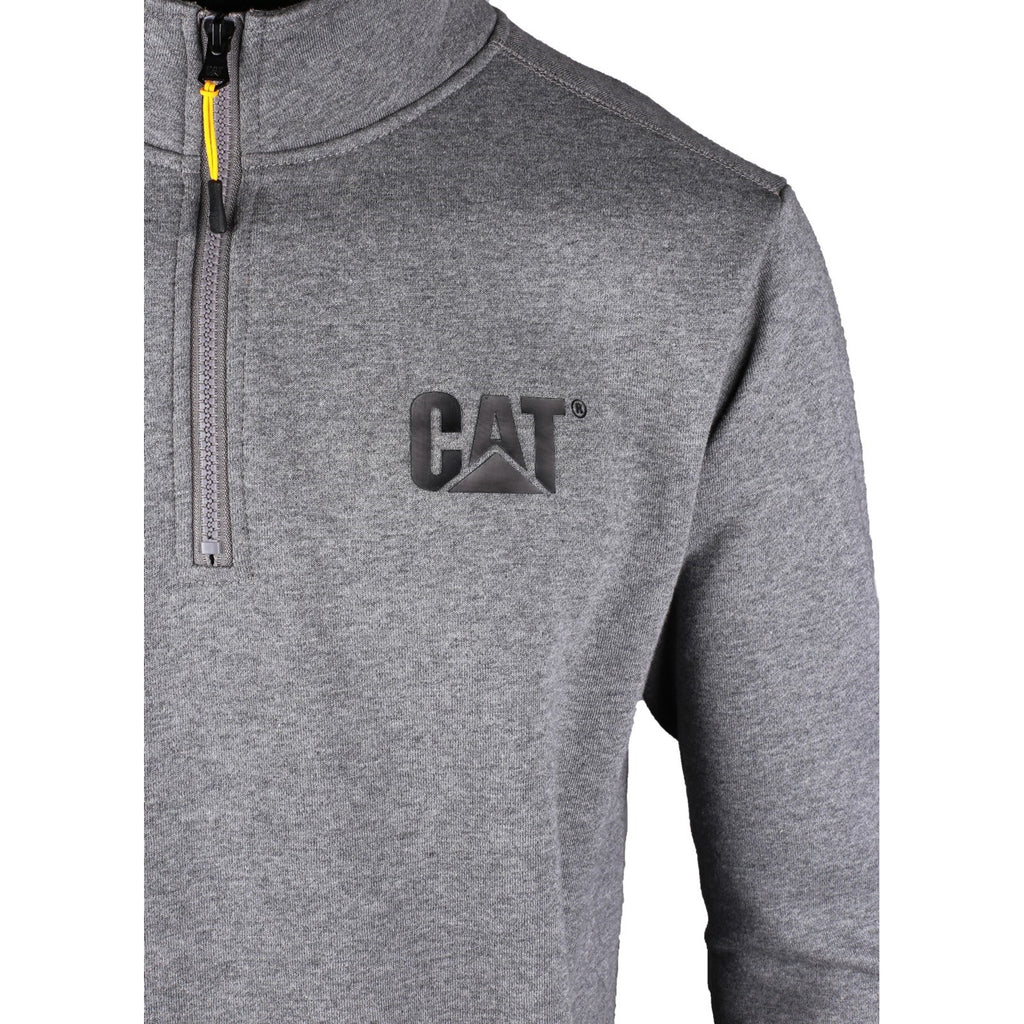 Caterpillar Canyon 1/4 Zip Heather Sweatshirts Heren Donkergrijs  Belgie |  UAQMB-0427