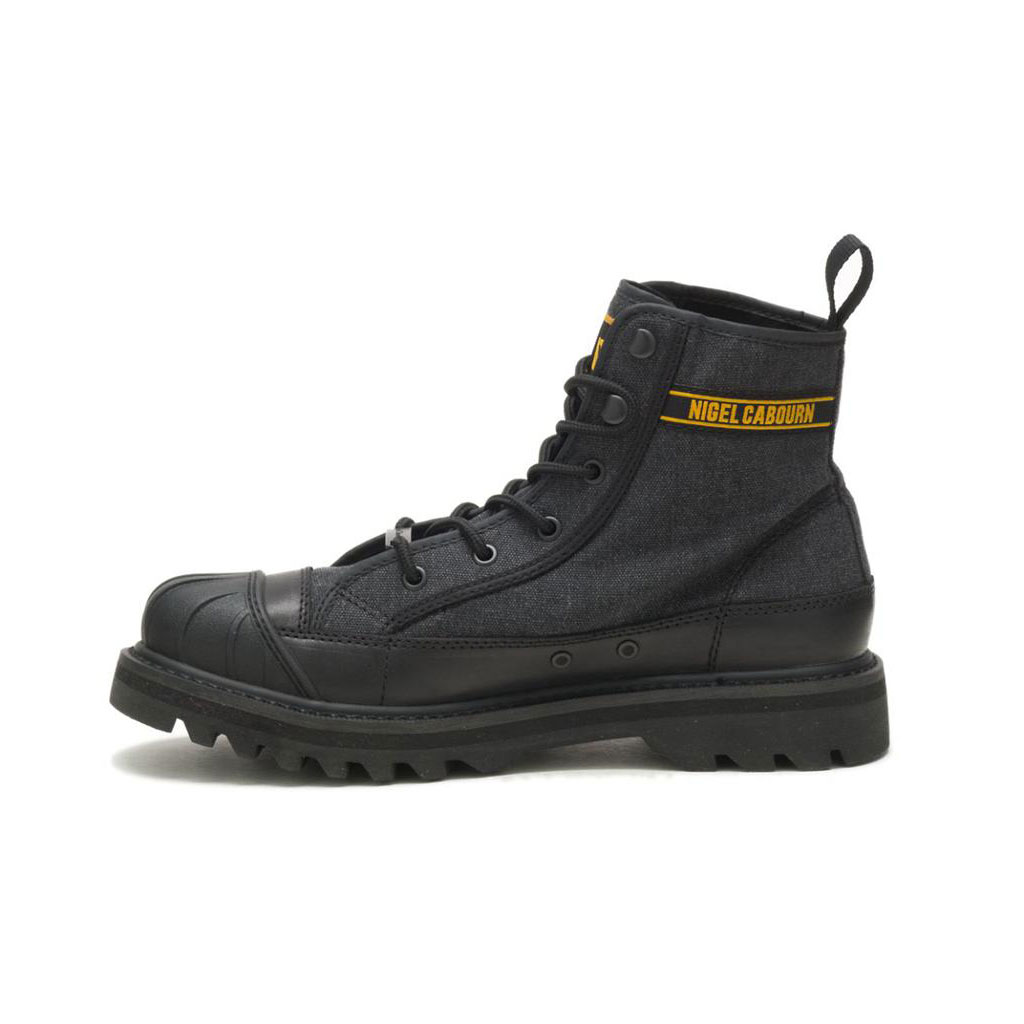 Caterpillar Cat Footwear X Nigel Cabourn Omaha Vrijetijdslaarzen Dames Zwart  Belgie |  JQFUE-4089