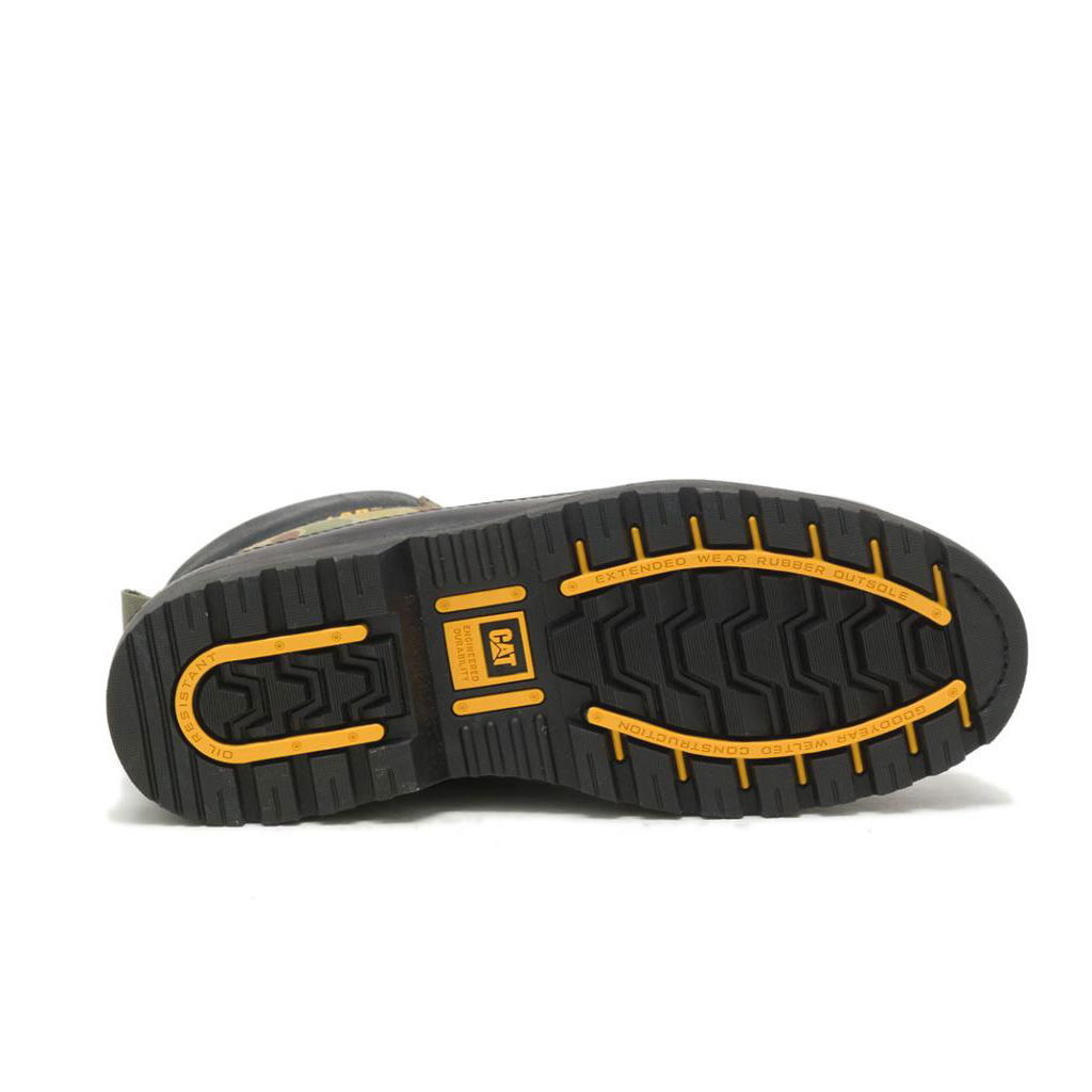 Caterpillar Cat Footwear X Nigel Cabourn Utah Vrijetijdslaarzen Heren Groen Zwart  Belgie |  TFCVU-8623