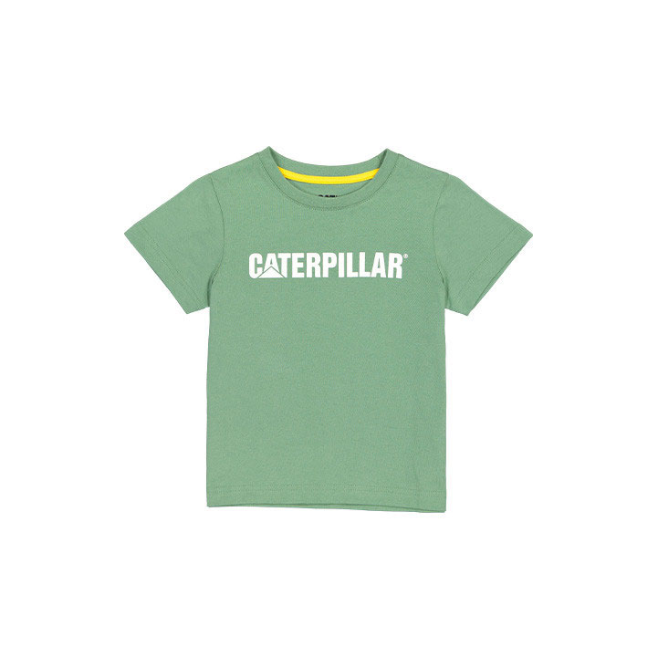 Caterpillar Caterpillar T-shirts Kinderen Donkergroen  Belgie |  EWOXN-2703