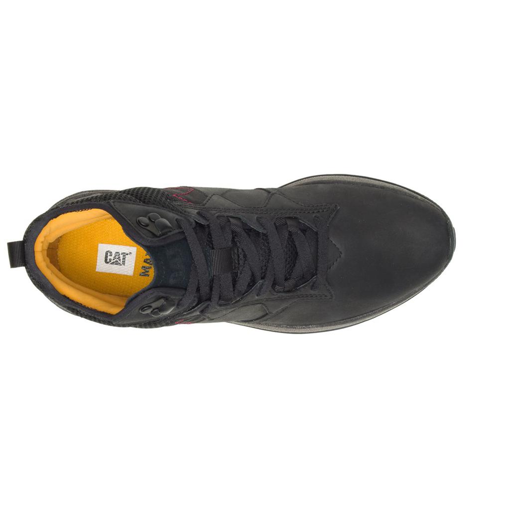 Caterpillar Cityrogue Mid Sneakers Heren Zwart  Belgie |  NKPGL-0478