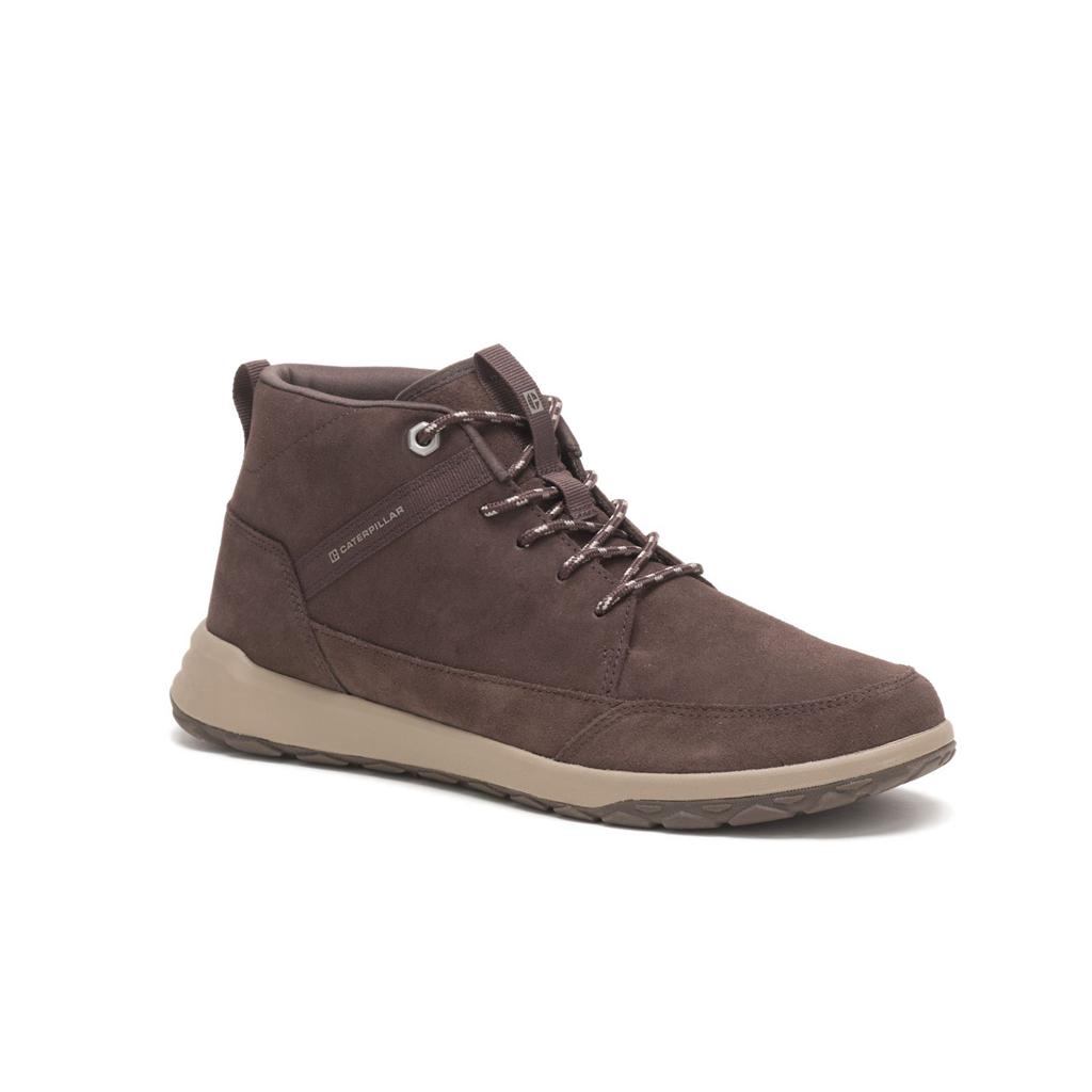 Caterpillar Code Quest Mid Sneakers Dames Koffie  Belgie |  HOYAP-7432