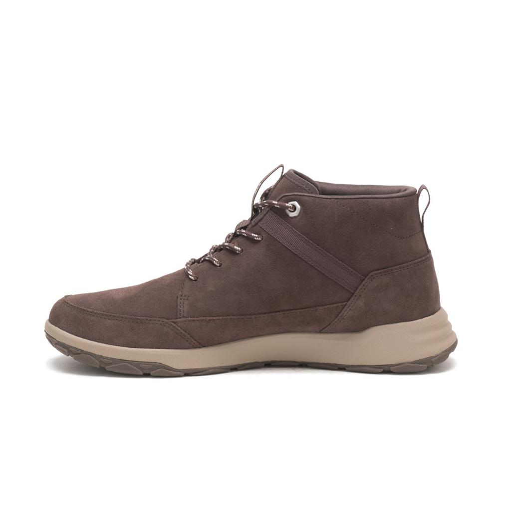 Caterpillar Code Quest Mid Sneakers Dames Koffie  Belgie |  HOYAP-7432