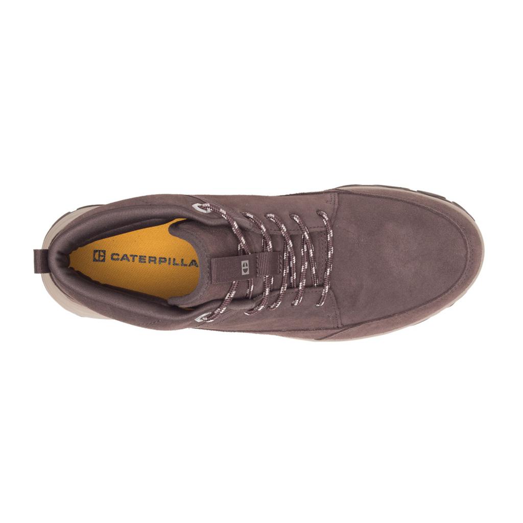 Caterpillar Code Quest Mid Sneakers Dames Koffie  Belgie |  HOYAP-7432